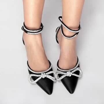 Stylish UTIKLIOU Rhinestone Sandals for Women