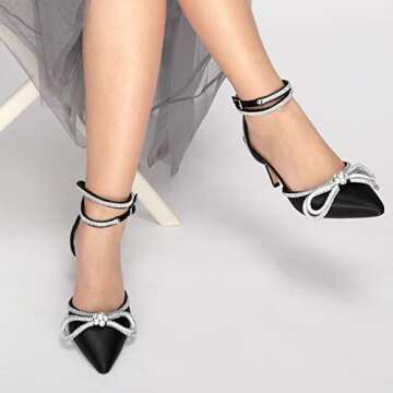 Stylish UTIKLIOU Rhinestone Sandals for Women