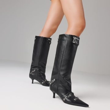 Oiamenne Women's Knee High Boots - Fashionable & Comfortable