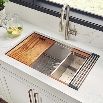 Ruvati 32-inch Stainless Steel Kitchen Sink Workstation