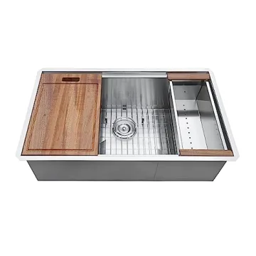 Ruvati 32-inch Stainless Steel Kitchen Sink Workstation