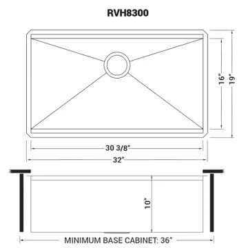 Ruvati 32-inch Stainless Steel Kitchen Sink Workstation