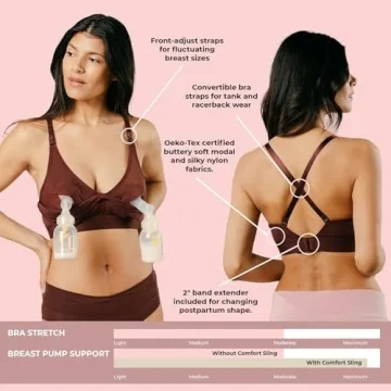Simple Wishes Supermom Nursing Bra for Moms Comfort