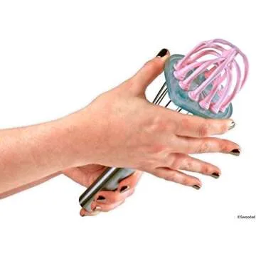 Whisk Wiper - Wipe a Whisk Easily - Multipurpose Kitchen Tool Made In USA - Includes 11" Stainless-Steel Whisk - Cool Baking Gadget, A Great Gift For Men & Women (2pc Whisk Wiper Set, Clear)