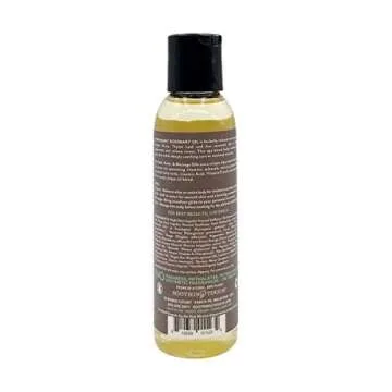 Soothing Touch Peppermint Rosemary Organic Bath, Body & Massage Oil, 4 Fl Oz