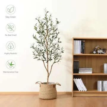 Kazeila 5FT Artificial Olive Tree - Stunning Home Decor