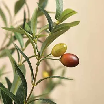 Kazeila 5FT Tall Artificial Olive Tree for Stylish Decor