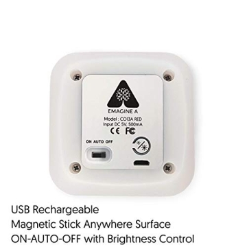 Sleep Aid Red LED Motion Sensor Night Light for Peaceful Sleep