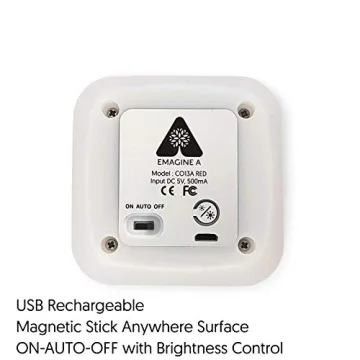 Sleep Aid Red LED Motion Sensor Night Light for Peaceful Sleep