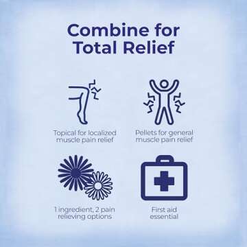 Boiron Arnicare Gel and Arnica 30c Value Pack for Pain Relief, Muscle Soreness, and Swelling from Bruising or Injury - 2.6 oz + 80 Pellet Tube