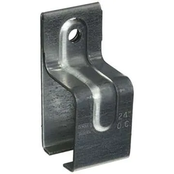 NATIONAL MFG CO #N104-349 #10SGL Box Rail Bracket - Galvanized Heavy Duty Support