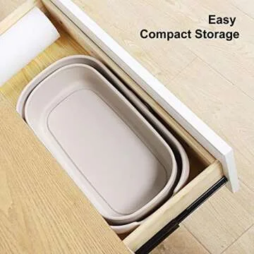 Eyliden Collapsible Bucket, Bucket for Cleaning Mop, 10L(2.6Gallon) Multiuse Foldable Water Pail, Portable Handy Basket for Cleaning Mop, Camping, Tailgating and More