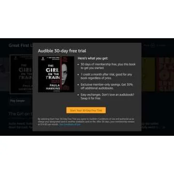 Audible for Fire TV - Enjoy Endless Audiobooks Effortlessly