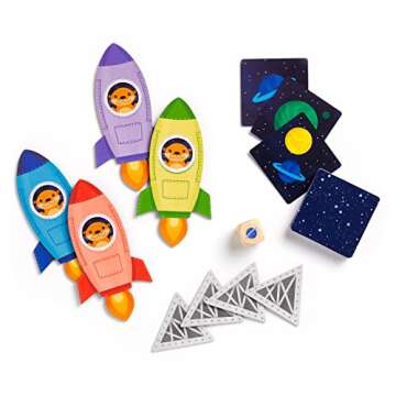 Mudpuppy Otter Space – Furry Version of Classic Kids Crazy 8’s Memory Game with Color Matching and Pattern Recognition for Children Ages 5 and Up, 2-4 Players