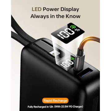 IGGPBB Portable Charger 50000mAh Power Bank for All Devices