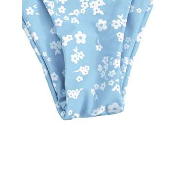 Stylish SweatyRocks Floral Bikini Set for Summer