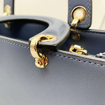 OOHOO Women Designer Handbags Top Handle Purse for Women Crossbody Shoulderbags for Women Leather Retro Bags with Chain Strap