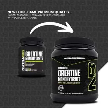 NutraBio Pure Creatine Monohydrate Powder Supplement, Unflavored, (1000 g) - Supports Bulk Muscle Energy, Recovery, and Strength - HPLC Tested Pure Grade Creatine Powder Supplement for Men and Women