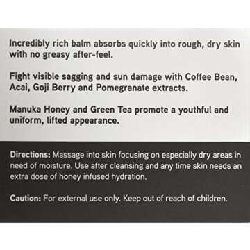 Honeylab Dry Skin Moisturizer Balm - Hydrating & Natural