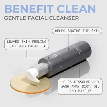 COSMEDIX Hydrating Face Wash for Women & Men, Benefit Clean Gentle Cleanser Gel - Moisturizing Face ...