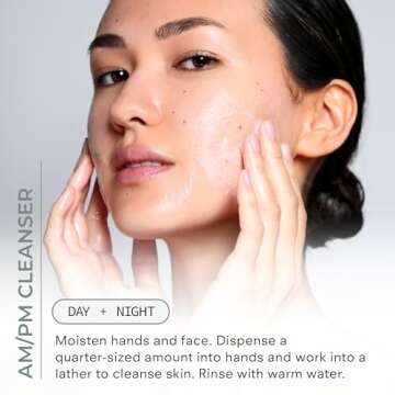 COSMEDIX Hydrating Face Wash for Women & Men, Benefit Clean Gentle Cleanser Gel - Moisturizing Face Cleanser & Pore Minimizer For All Skin Types - Facial Cleanser Makeup Remover for Glowing Skin