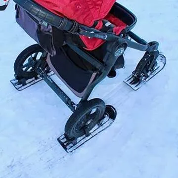 PremierSki Stroller Skis - Eco-Friendly Snow Gear
