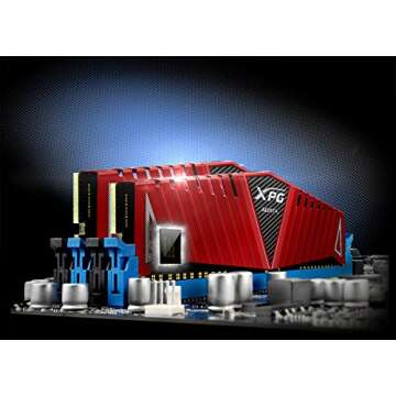 XPG Z1 DDR4 3200MHz (PC4 25600) 16GB (2x8GB) 288-Pin CL16-20-20 Memory Modules, Red (AX4U320038G16A-DRZ1)