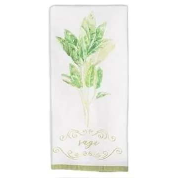 Charming Herb-Printed Tea Towel Gift Set for Any Kitchen