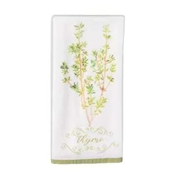 Charming Herb-Printed Tea Towel Gift Set for Any Kitchen