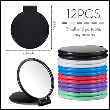 Jetec Compact Mirror Set - 12 Portable Folding Mirrors