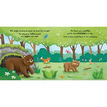 Nature Stories: Little Bear Padded Board Book for Kids