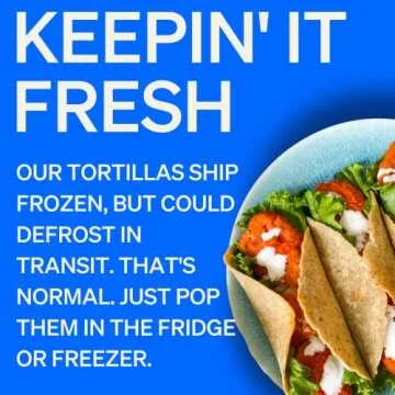 UNBUN Totally Grain Free and Keto 6" Tortillas, 7.4 Ounce (Pack of 4), 1g Net Carbs, 4g Protein, 4g Fiber, 0g Added Sugars Per Tortilla, Vegan, Gluten Free