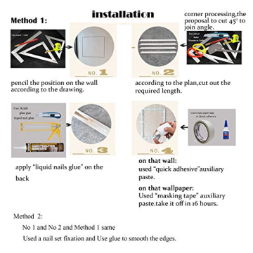 Zhangbl Flexible Modelling Crown Mouldings Trim for Stylish Décor