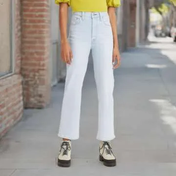 Levi's Women's Ribcage Straight Ankle Jeans - Fall Storm