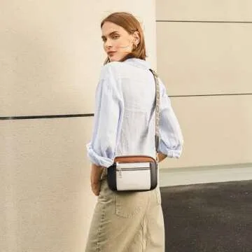 Telena Crossbody Purse for Women Small Crossbody Bags Trendy Vegan Leather with Adjustable Shoulder ...