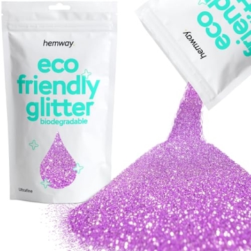 Hemway Eco Biodegradable Glitter - Vegan, Safe Sparkle for Makeup & Crafts
