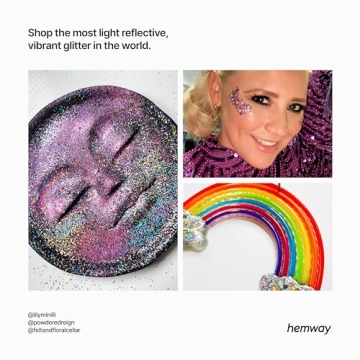 Eco-Friendly Biodegradable Glitter by Hemway - Vegan & Safe