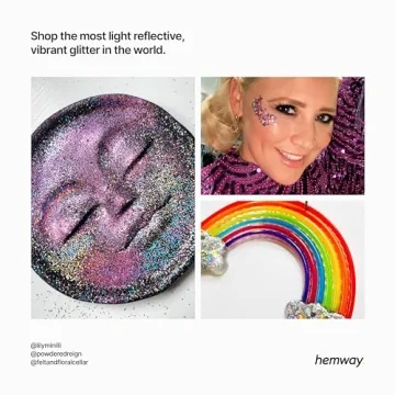 Eco-Friendly Biodegradable Glitter by Hemway - Vegan & Safe