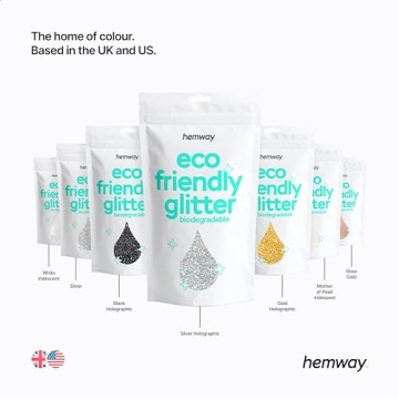 Eco-Friendly Biodegradable Glitter by Hemway - Vegan & Safe