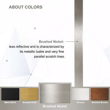 ANDY STAR Brushed Nickel Bathroom Mirror, 20x33 Oval Silver Mirrors, Oval Wall Mirror, Oval Vanity Mirror HD Reflection Metal Frame Mirror for Bathroom Hang Vertical or Horizontal