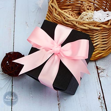 Ribbli Light Pink Satin Ribbon - 1" x 25 Yards for Gifts