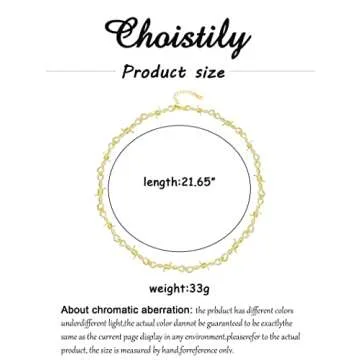 Barbed Wire Iron Chain Necklace for Men in Gold