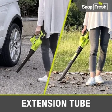 SnapFresh Cordless Leaf Blower Lightweight 2-Speed Tool