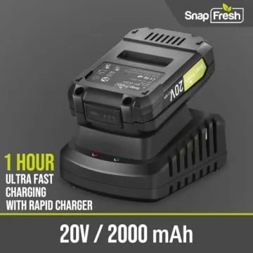 SnapFresh Cordless Leaf Blower Lightweight 2-Speed Tool