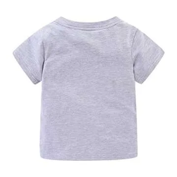 LittleSpring Toddler Boy Outfits Shorts Set for Boys Summer Clothes 3T Beach Outfits Cartoon Car Pattern Navy Cotton Tshirts Plaid Shorts Casual