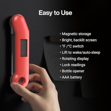 ThermoMaven Instant Read Meat Thermometer - Accurate & Fast