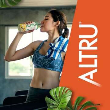 ALTRU Tropical Fruit Flavored Water with Patented Antioxidant & Electrolyte Blend with Glutathione, 12 pack (16 oz bottles), Keto, Zero Sugar (Variety Pack)
