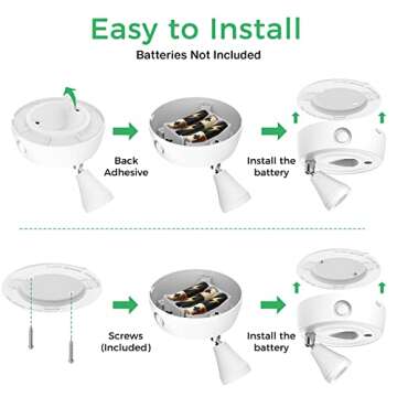 Olafus Spot Lights Indoor 4 Pack, Wireless Spotlight Battery Operated, Dimmable LED Accent Light Remote Control, 2700K Warm White Small Uplight Focus Light for Display Painting Picture Artwork Closet