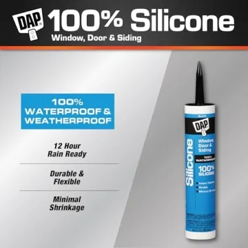 Dap 08642 Black Silicone Sealant for Ultimate Waterproofing