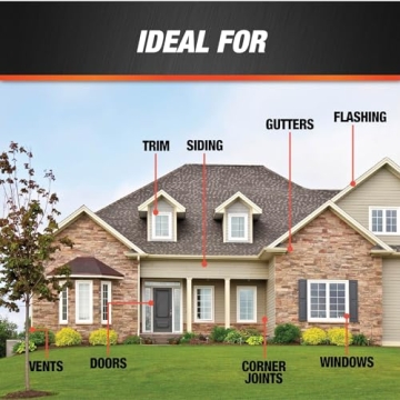 Dap 08642 Black Silicone Sealant for Ultimate Waterproofing